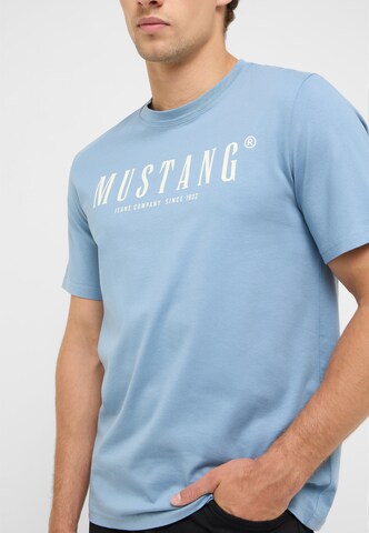 MUSTANG Shirt 'Austin' in Blau: Vorderseite