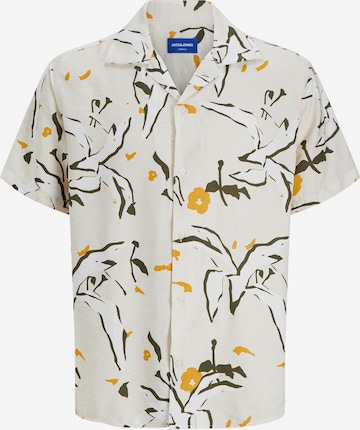 Chemise Jack & Jones Plus en beige : devant