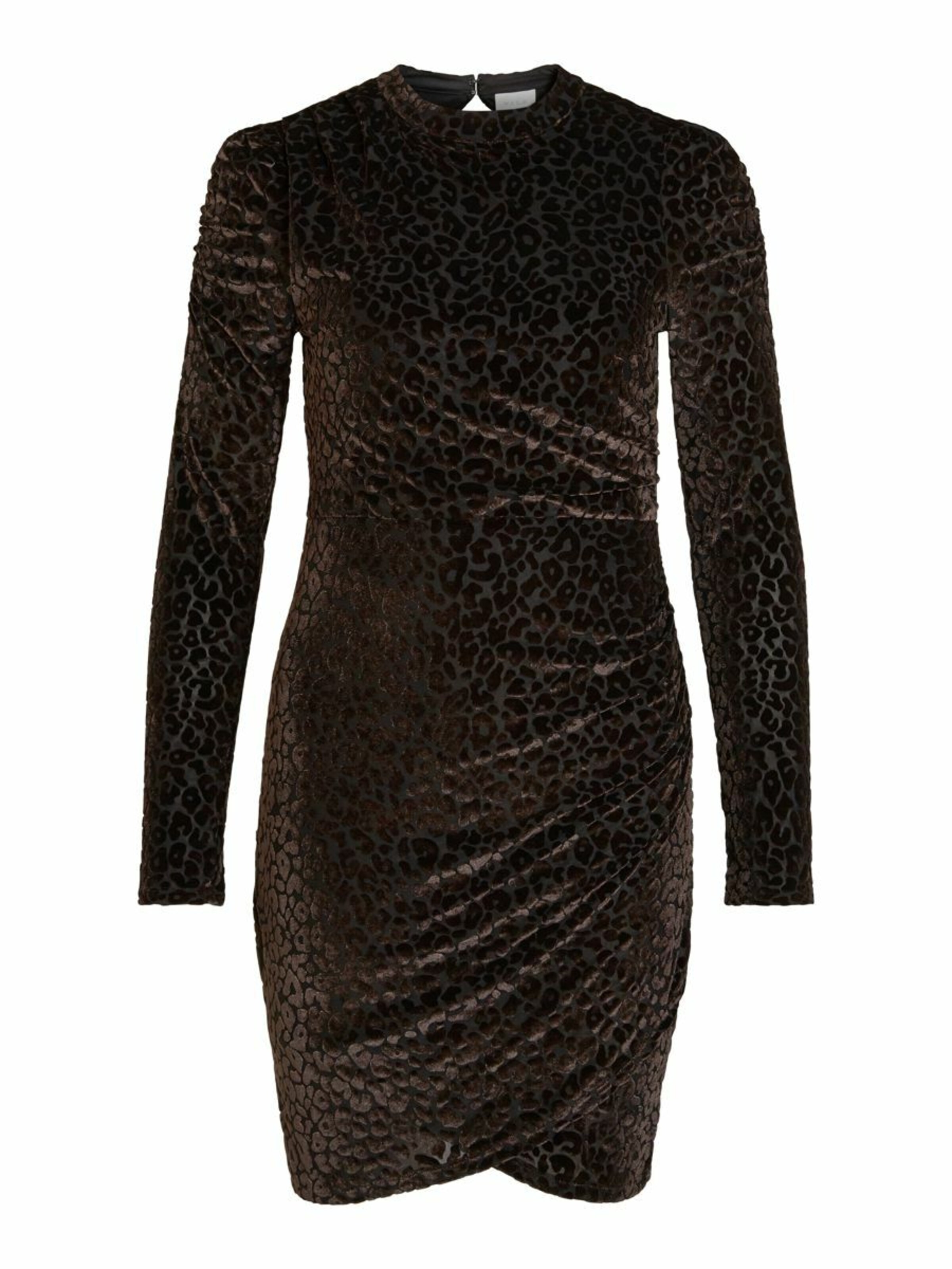 Frauen Große Größen VILA Kleid in Dunkelbraun - BM32117 Frauen Große Größen VILA Kleid in Dunkelbraun - BM32117