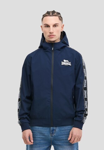 LONSDALE Trui 'OUSTON' in Blauw: voorkant