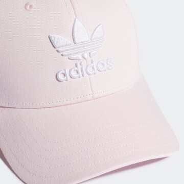 Cappello da baseball 'Trefoil' di ADIDAS ORIGINALS in rosa