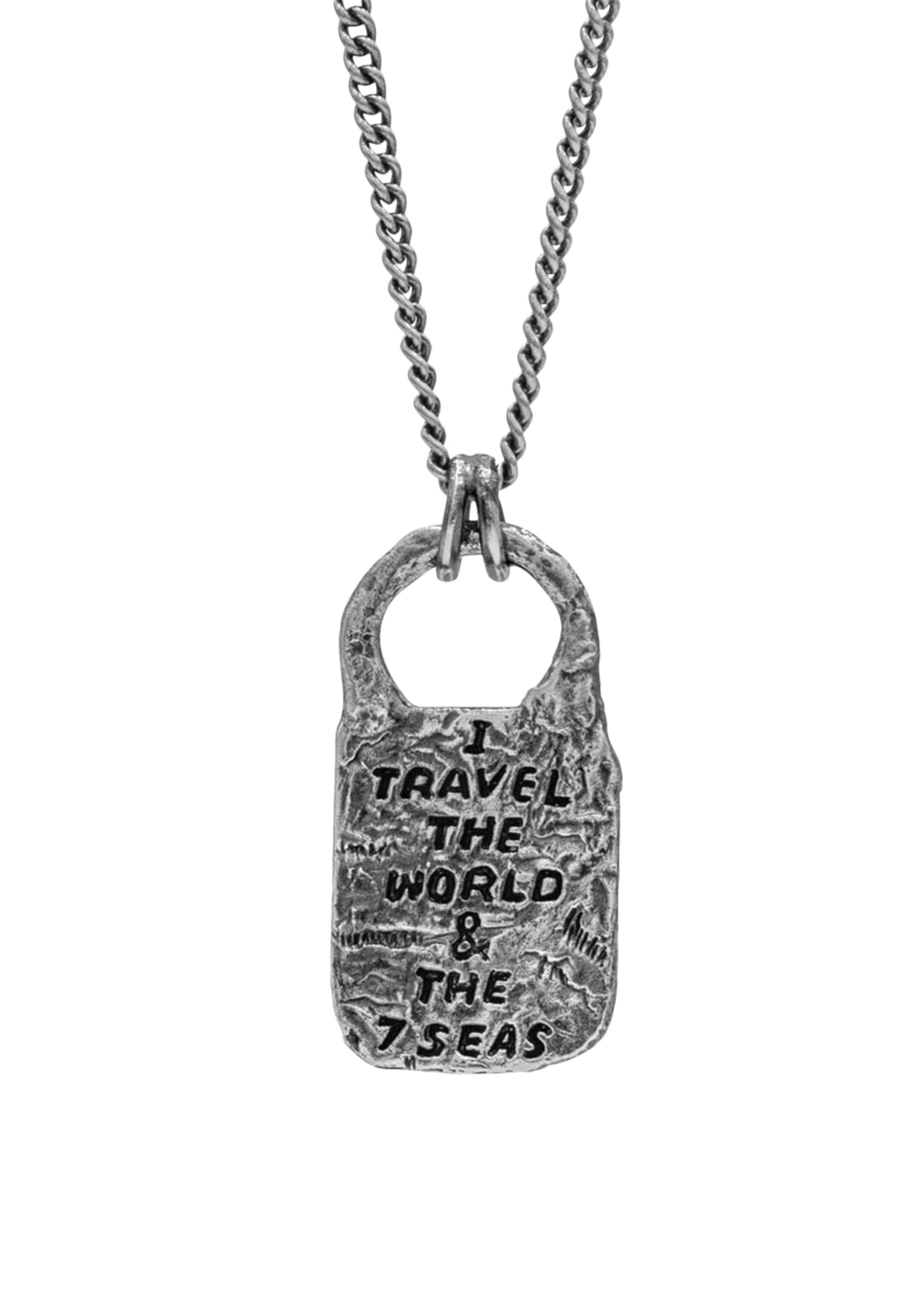 Chaîne Haze&Glory en argent : devant