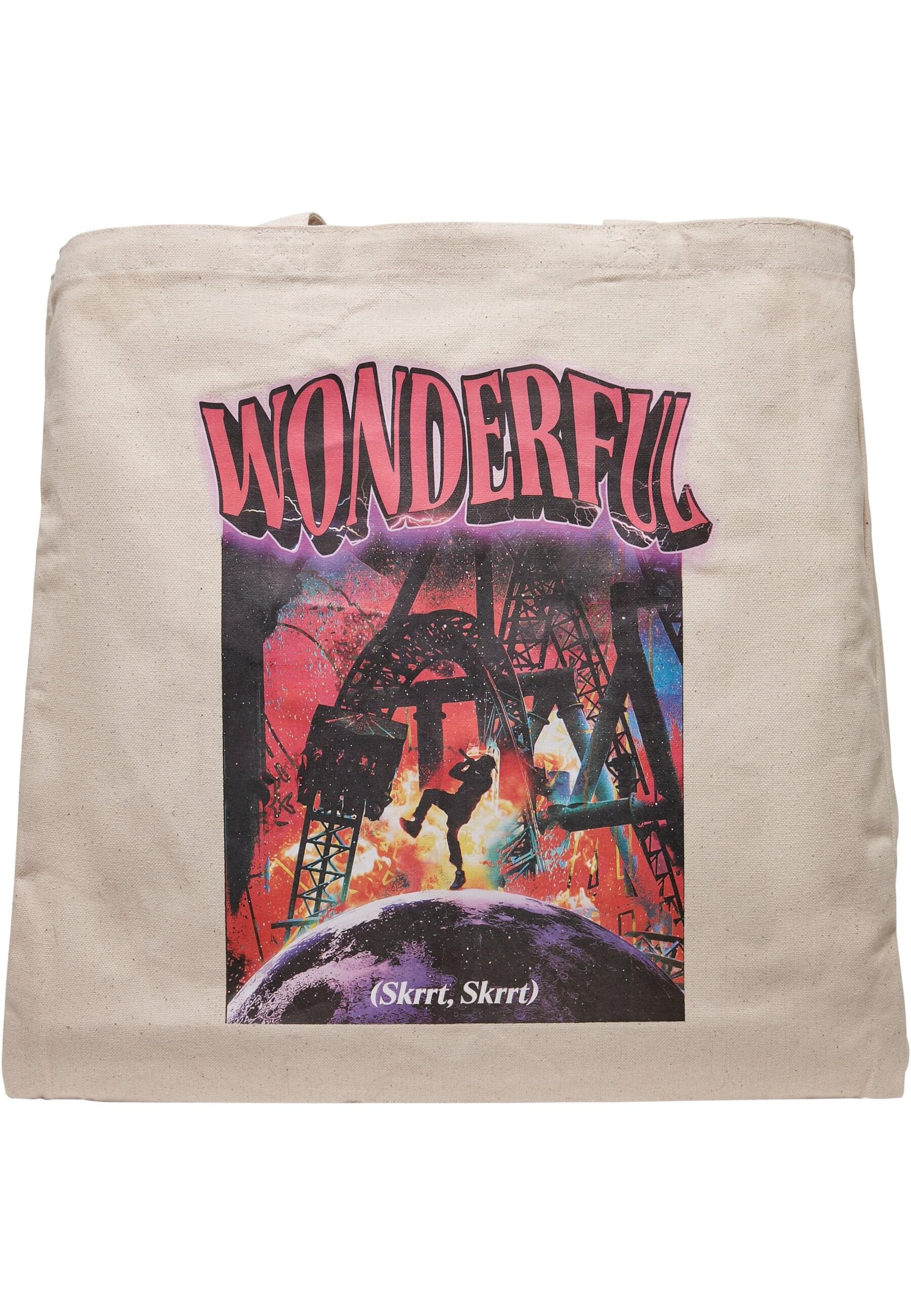 Mister Tee Shopper 'Wonderful' in White