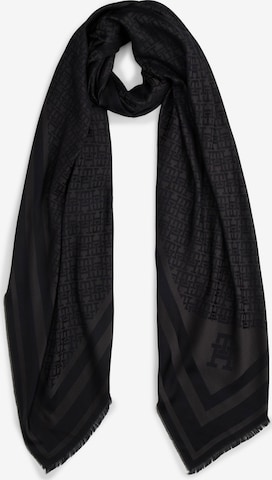 TOMMY HILFIGER Sjaal in Zwart: voorkant