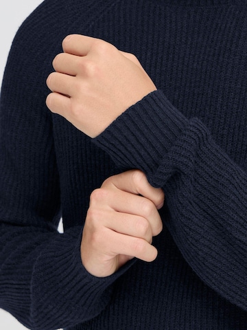 Kronstadt Sweater ' KSDoors O-neck ' in Blue