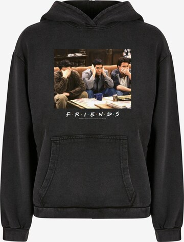 ABSOLUTE CULT Sweatshirt 'Friends - Three Wise Guys' in Grey: front