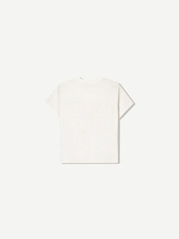 Bershka T-Shirt in Weiß