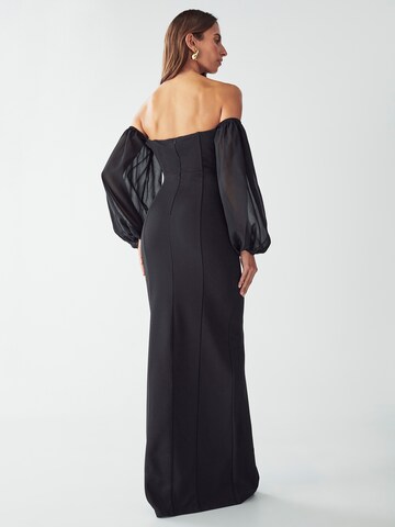 Robe 'KYRA' BWLDR en noir : derrière