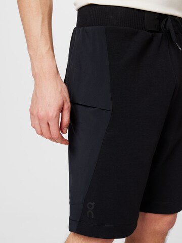 On Regular Trousers in Black