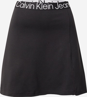 Calvin Klein Jeans Hame värissä musta: edessä