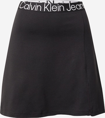 Calvin Klein Jeans - Falda en negro: frente