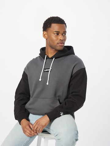LEVI'S ® Regular Fit Sweatshirt 'Relaxed Graphic Hoodie' in Grau: predná strana