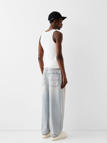 Bershka Wide leg Jeans in Blue
