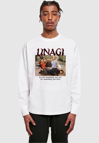 ABSOLUTE CULT Shirt 'Friends - Unagi' in Wit: voorkant