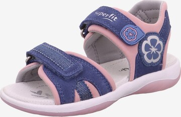 myToys COLLECTION Sandalen 'Sunny' in Blauw: voorkant