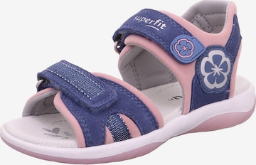 myToys COLLECTION Sandals 'Sunny' in Blue: front