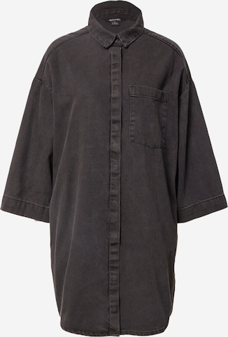 Monki Рокля тип риза 'Lisen' в черно: отпред