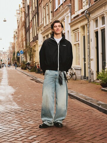 Barrel Jean Bershka en bleu