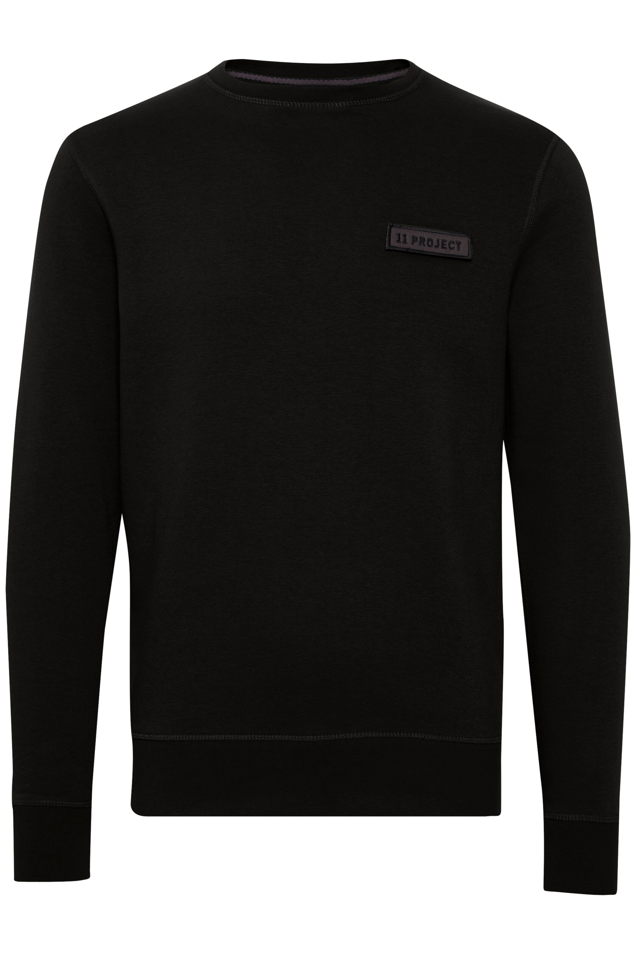 11 Project Sweatshirt 'SIBO' in Schwarz: Vorderseite