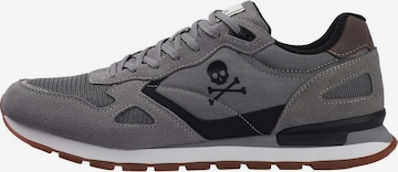 Scalpers Trampki niskie w kolorze szary: przód