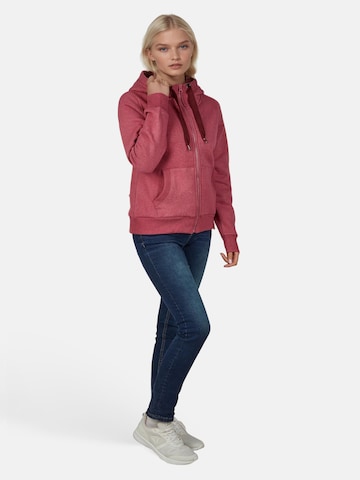 salzhaut Sweatvest in Rood