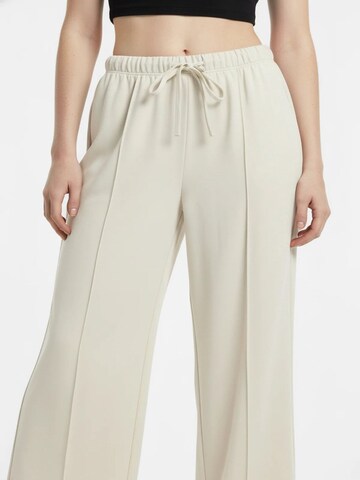 No Matter What Wide leg Broek in Beige