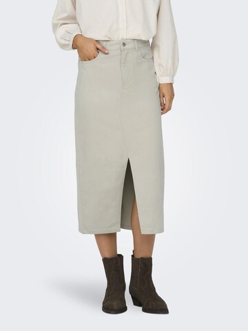 ONLY Skirt in Beige: front