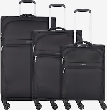 Ensemble de bagages D&N en noir : devant