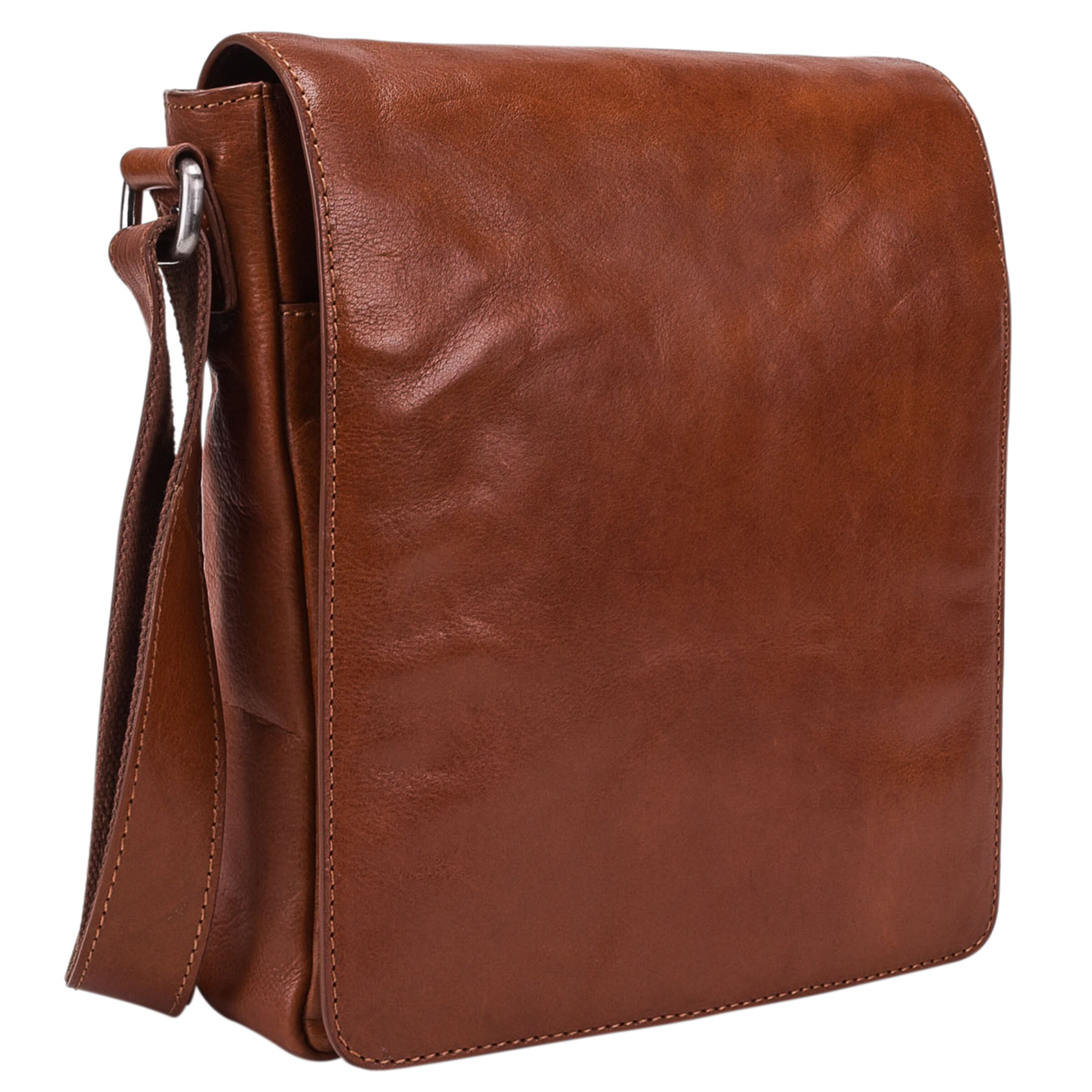 LEONHARD HEYDEN Umhängetasche 'Cambridge' in Braun: Vorderseite