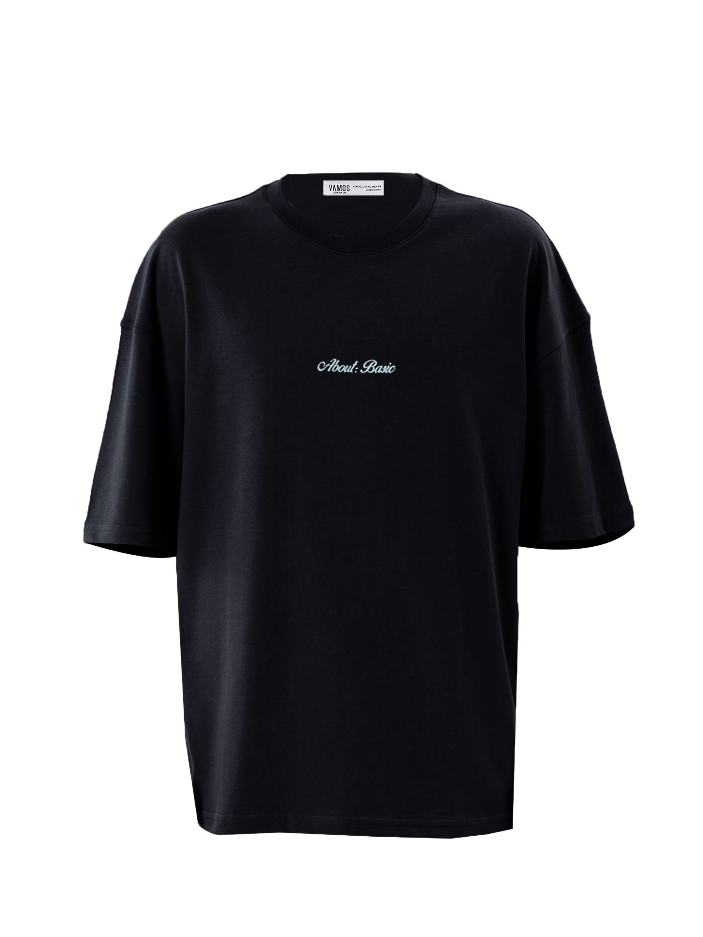 melns VAMOS CLO T-Krekls: no priekšpuses