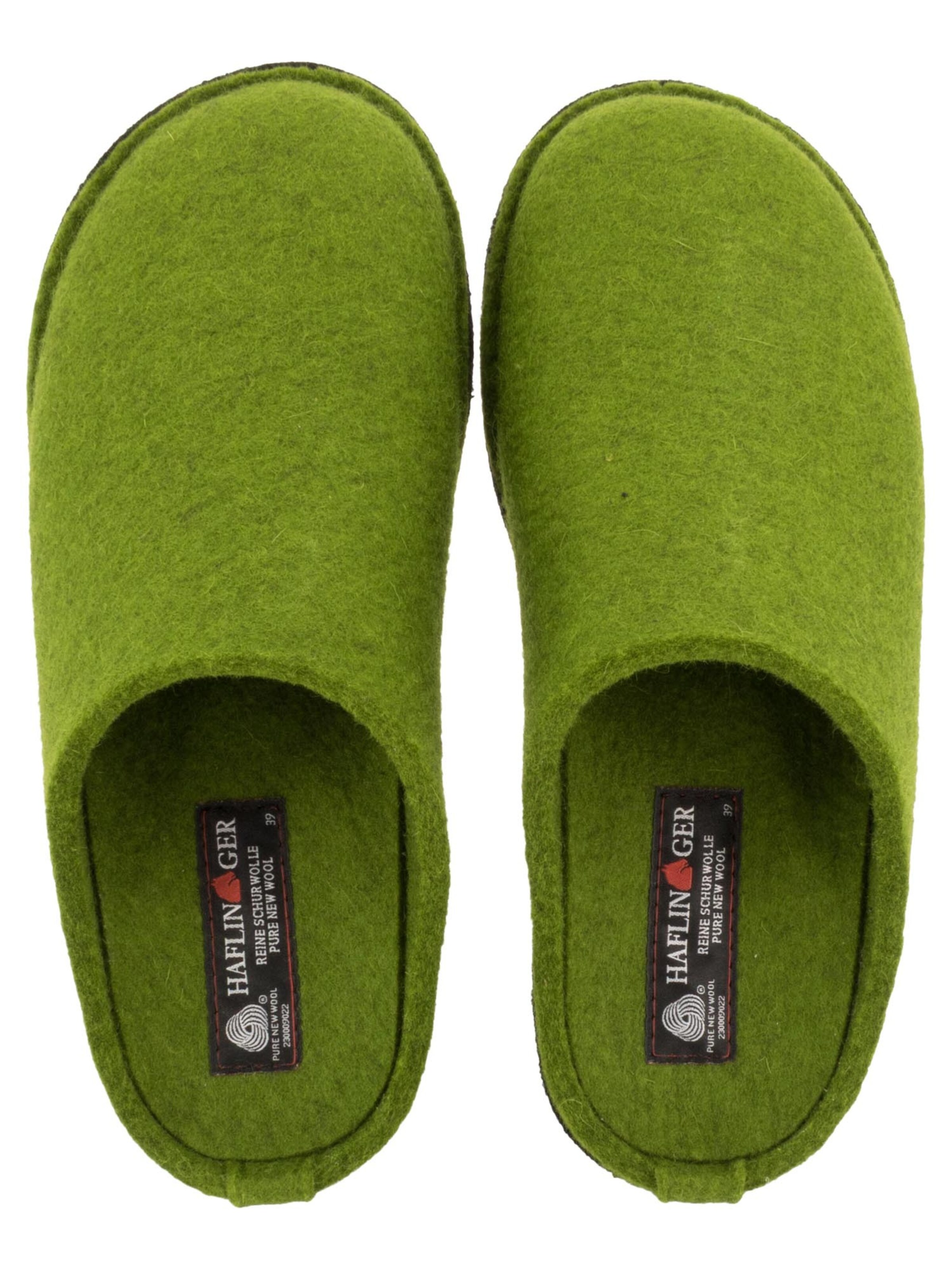 HAFLINGER Mules 'Flair Soft' in Green
