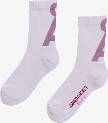 ARMEDANGELS Sokken in Lila: voorkant