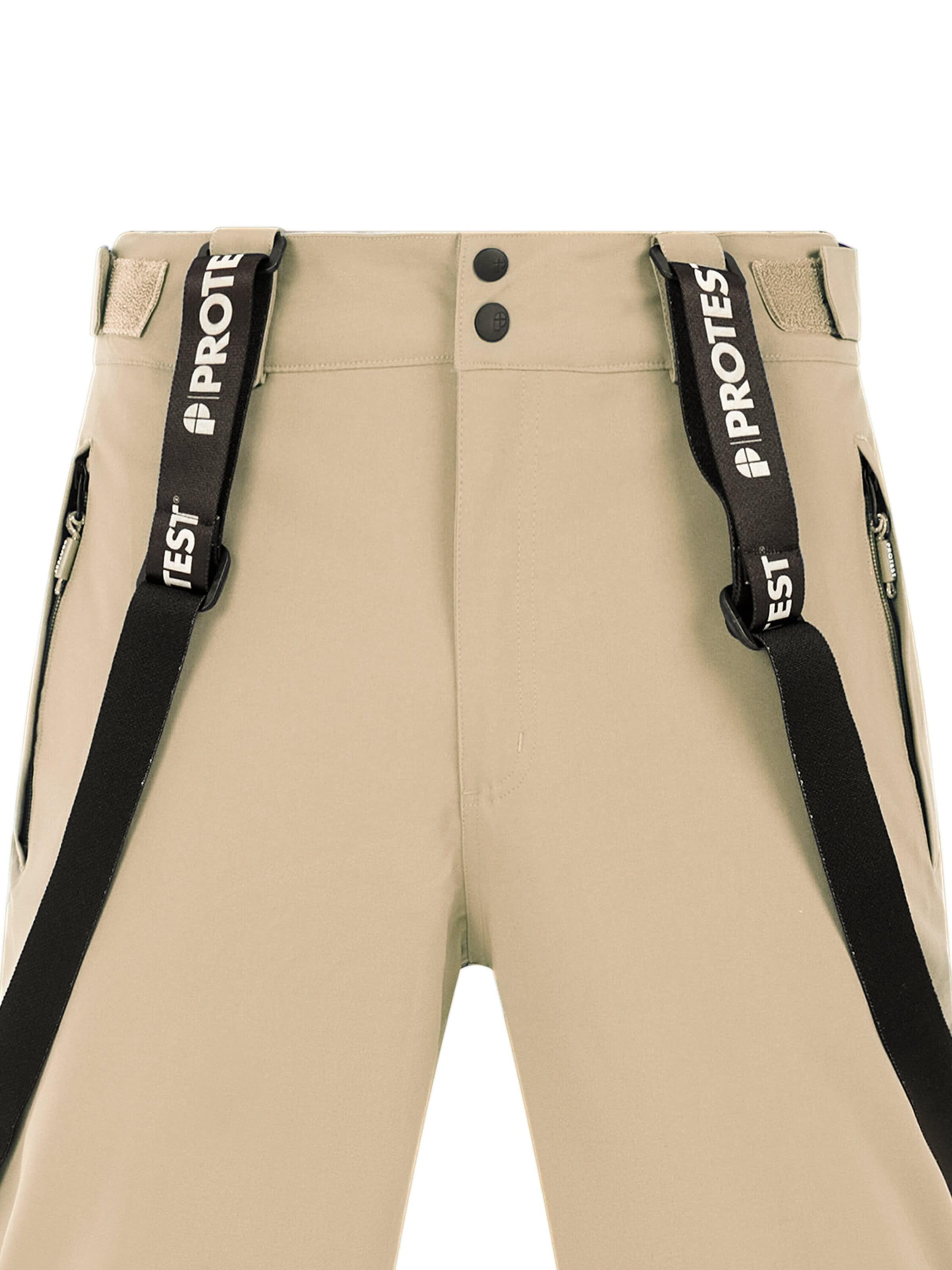PROTEST Regular Workout Pants 'PRTChester' in Brown