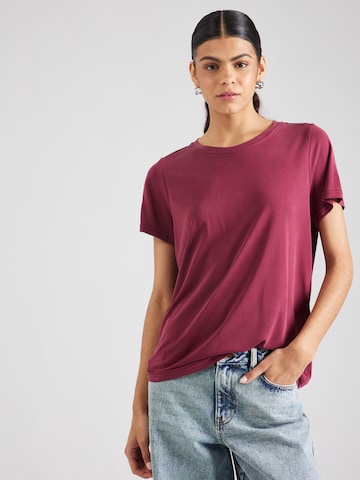 T-shirt 'Rynah' minimum en violet : devant