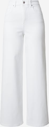 balta ONLY Plačios klešnės Džinsai 'ONLHOPE': priekis