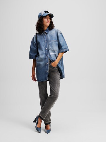 KARL LAGERFELD JEANS Bluse in Blau