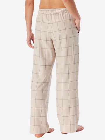 Pantalon de pyjama ' Mix Relax ' SCHIESSER en beige