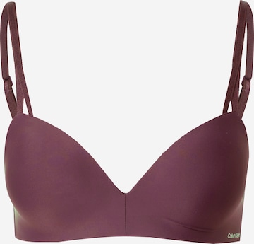 Calvin Klein Underwear T-skjorte BH i lilla: forside