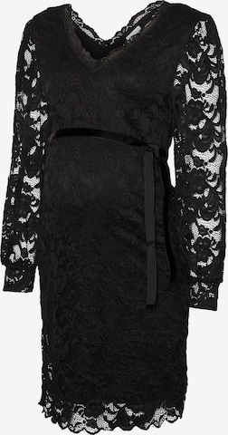 MAMALICIOUS Obleka 'Mivana' | črna barva: sprednja stran