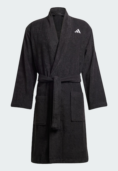 ADIDAS PERFORMANCE Athletic Robe in Black / White, Item view