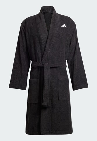 ADIDAS PERFORMANCE Sport-Bademantel in Schwarz: Vorderseite