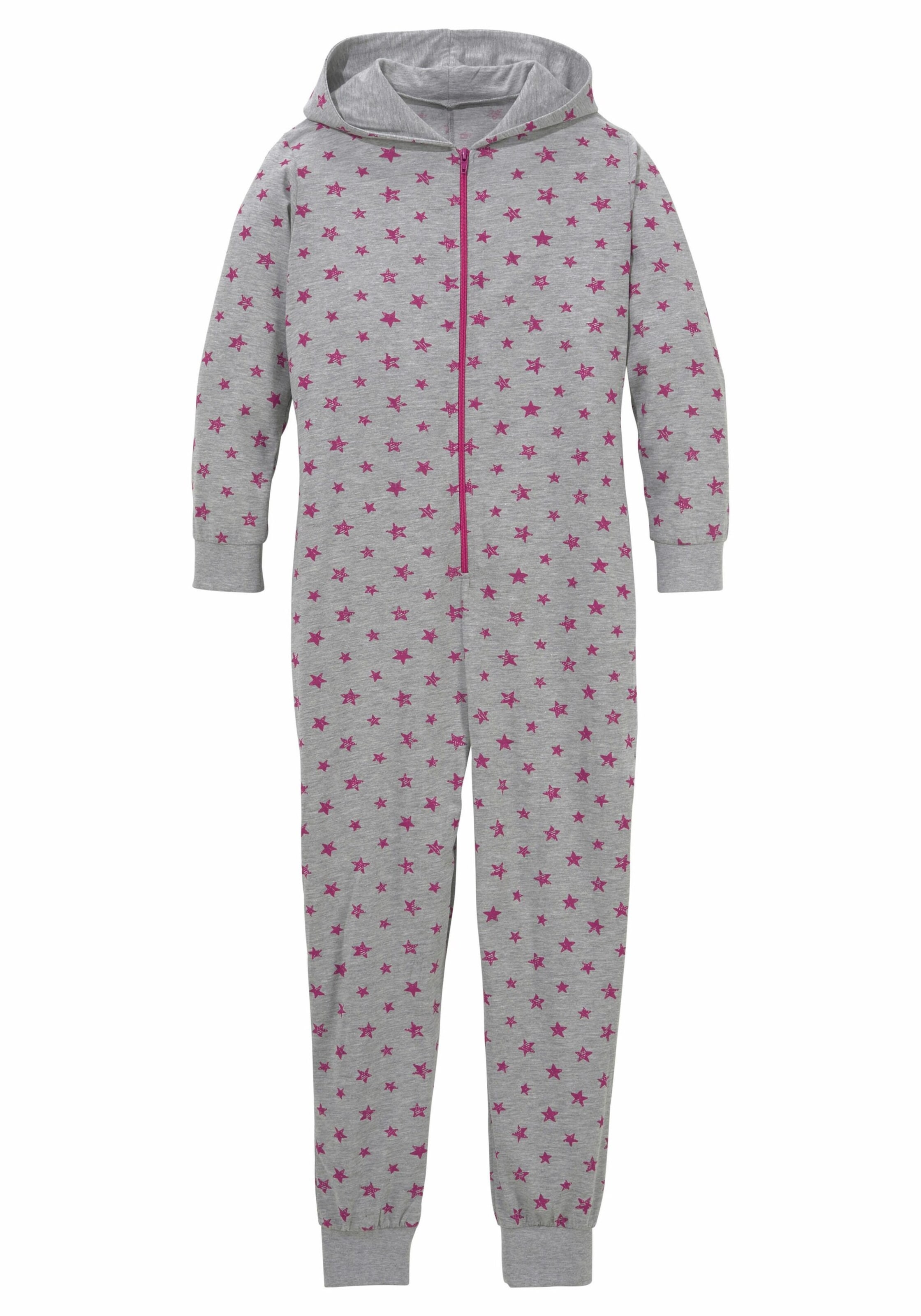 Petite Fleur Kids Pyjamas i grå: framsida