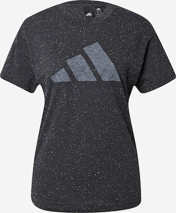 ADIDAS PERFORMANCE Performance Shirt 'Winners 3.0' in Black: front