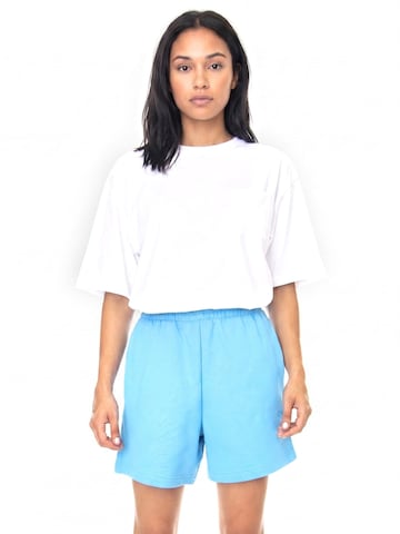 Baggy Pantalon 'Adicolor French Terry' ADIDAS en bleu : devant