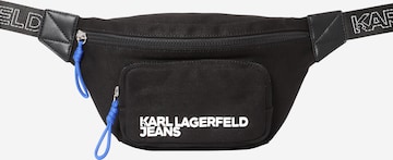 KARL LAGERFELD JEANS Magväska 'Utility' i svart: framsida