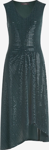 zaļš Vera Mont Kokteiļkleita: no priekšpuses