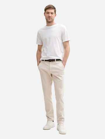 TOM TAILOR Slimfit Chino 'Travis' in Beige