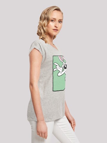 T-shirt 'Looney Tunes Bugs Bunny Funny Face' F4NT4STIC en gris