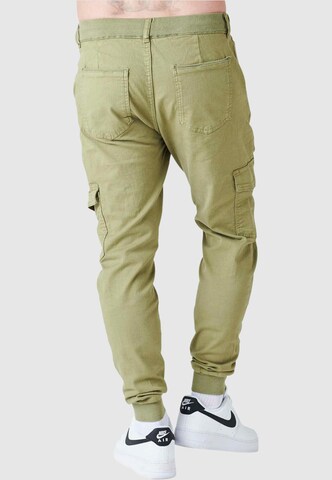 2Y Premium Tapered Cargohose 'Aramis' in Grün