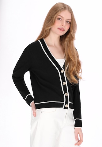 Cardigan DreiMaster Maritim en noir : devant